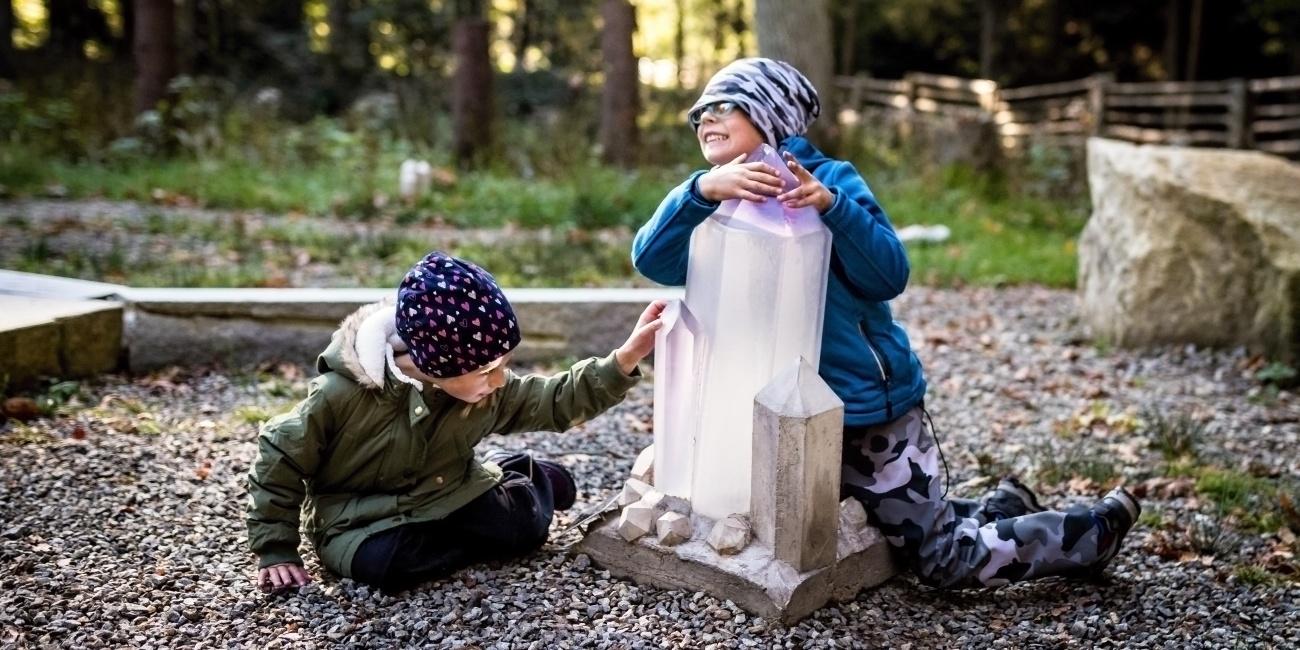 Geoexpozice pod Hradem Roštejn, dětské hřiště, Geopark Vysočina